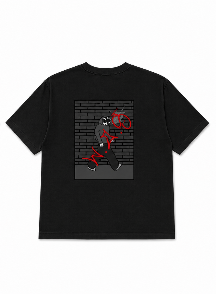 TFW WAG BLACK T-SHIRT